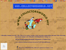 Tablet Screenshot of collectorsworld.net
