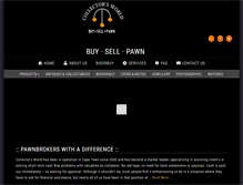 Tablet Screenshot of collectorsworld.co.za